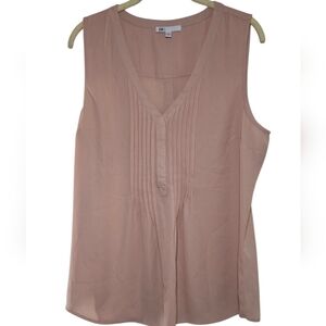 DR2 Light Pink V-Neck Blouse